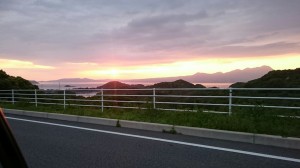 きれいな夕日